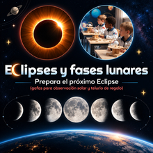 Cargar imagen en el visor de la galería, Actividad en familia: Eclipses y Fases de la Luna - Sábado 19 de Septiembre del 2026 - 11:00
