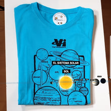 Cargar imagen en el visor de la galería, Camiseta con Realidad Aumentada: Sistema Solar