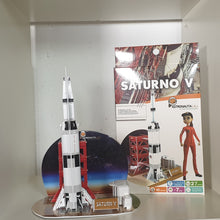 Cargar imagen en el visor de la galería, Puzzle 3D - Cohete Saturno V