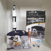 Cargar imagen en el visor de la galería, Puzzle 3D - Módulo Lunar Apollo 11