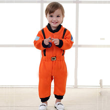Cargar imagen en el visor de la galería, Traje de astronauta para bebés (Naranja)