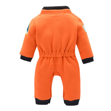 Cargar imagen en el visor de la galería, Traje de astronauta para bebés (Naranja)