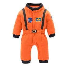 Cargar imagen en el visor de la galería, Traje de astronauta para bebés (Naranja)
