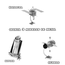 Cargar imagen en el visor de la galería, Oferta KiT de 3 modelos Puzzle de metal - Satélites de exploración