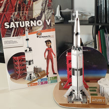Cargar imagen en el visor de la galería, Puzzle 3D - Cohete Saturno V