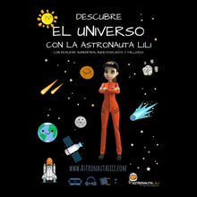 Cargar imagen en el visor de la galería, Libro "Descubre el Universo con la Astronauta LiLi". Contiene Realidad Aumentada (AR) e imágenes 3D