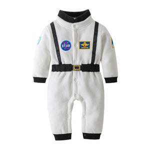 Traje de astronauta para bebés (Blanco)