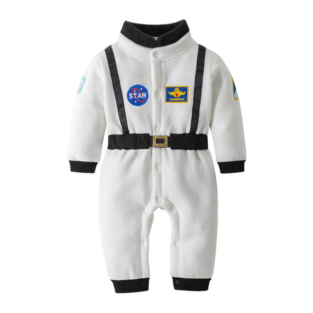 Guantes blancos de astronauta para niños