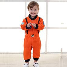 Cargar imagen en el visor de la galería, Traje de astronauta para bebés (Naranja)
