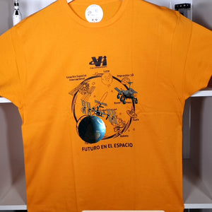 Camiseta con Realidad Aumentada: Futuro espacial
