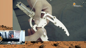 Taller online para niños. Robótica espacial. Brazo Hidráulico. Exploración marciana. Ingeniería espacial. Pinza hidráulica