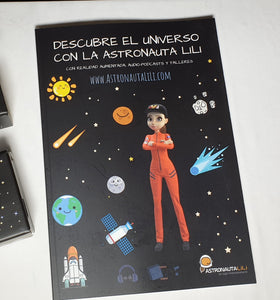 Con este libro de Realidad Aumentada aprenderemos sobre el Sistema Solar y el Universo.  