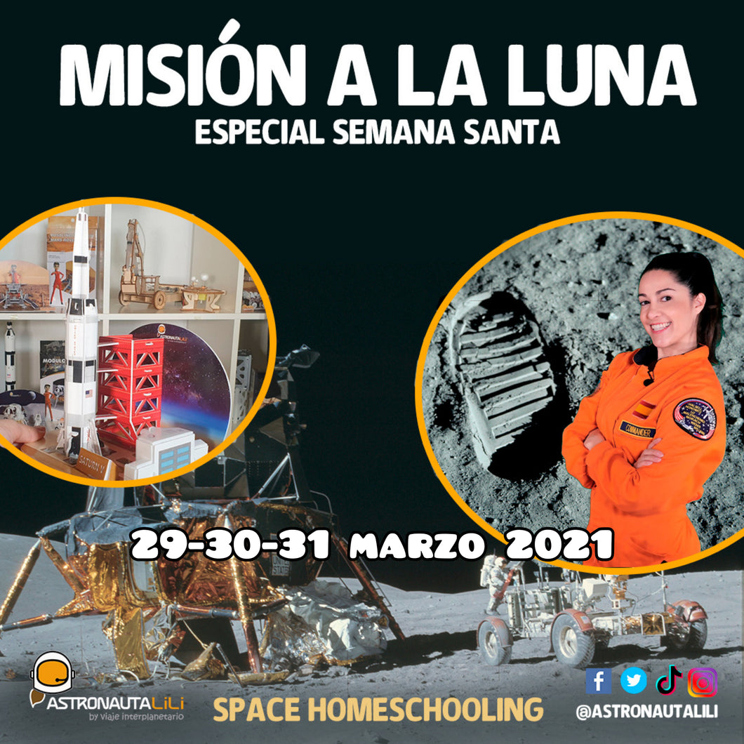 Space HomeSchooling aprende desde casa sobre el espacio, la luna y la exploración espacial.