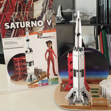 Cargar imagen en el visor de la galería, Puzzle 3D - Cohete Saturno V
