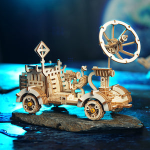 Rover con placa solar: Coche lunar